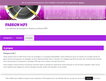 Tablet Screenshot of passion-mp3.com